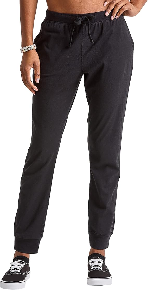 Women's Originals Cotton Joggers, 100% Cotton Jersey Sweatpants for Women, 29" Inseam